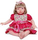 Boneca Realista Baby Kiss Loira 50cm Chora e Balbucia - Sid Nyl