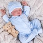 Boneca Reborn Aori Lifelike Sleeping Baby Boy 45 cm com acessórios