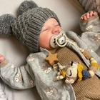 Boneca Reborn BABESIDE Noah - Menino de 50cm Realista com Acessório