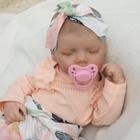 Boneca Reborn Baby Doll FANCCI Lifelike Sleeping 45 cm em vinil completo