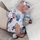 Boneca Reborn Baby Doll FANCCI Reborn Sleeping 45 cm em vinil completo