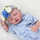 Boneca Reborn Baby Doll JRLCGYP Vinil macio realista para recém-nascidos de 22 cm