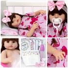 Boneca Reborn Bebe Menina 52cm Realista Silicone Enxoval - Cegonha Reborn Dolls