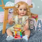 Boneca Reborn Bebe Reborn Corpo de Silicone New Happy