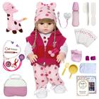 Boneca Reborn de Silicone Menina Girafinha Pode Dar Banho - Cegonha Reborn Dolls