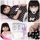 Boneca Reborn de Silicone Morena 13 Itens Envio Imediato - Cegonha Reborn Dolls