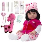 Boneca Reborn Girafa Realista Princesa Silicone - Cegonha Reborn Dolls