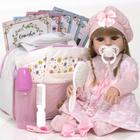 Boneca Reborn Loira Baby Alive Linda 100% Silicone Realista