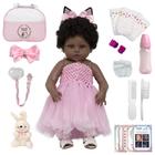 Boneca Reborn Morena Bailarina Enxoval Completo Pode Banho - Cegonha Reborn Dolls