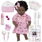 Boneca Reborn Negra Princesa Pode Dar Banho Enxoval Completo - Cegonha Reborn Dolls