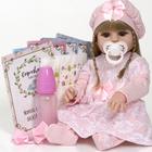 Boneca Reborn Realista Bonita Loira Fofa Vinil Siliconado - Cegonha Reborn Dolls