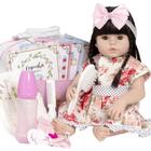 Boneca Reborn Realista Laura Morena Fofa Enxoval Completo - Cegonha Reborn Dolls