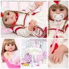 Boneca Reborn Realista Loira Enxoval Completo Luxo Com Bolsa - Cegonha Reborn Dolls