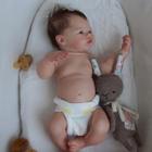 Boneca Reborn RXDOLL Meadow 45cm - Com Roupas e Acessórios