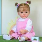 Boneca Reborn RXDOLL Realistic Baby Silicone, corpo inteiro, menina