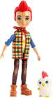 Boneca Redward Rooster & amigo Cluck Enchantimals de 6' c/ roupas - Presente p/ crianças 3-8 anos