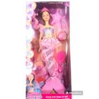 Boneca Barata Sereia Com Luz E Musical Tipo Barbie 30 Cm 4pç em