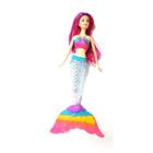 Boneca Sereia Safira 35cm Cabelo Rosa Com Luz E Som - Toy King