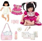 Boneca Bebê Reborn Realista Com Jogo de Roupa Fada Madrinha - Chic Outlet -  Economize com estilo!