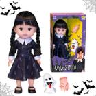 Boneca Wandinha Addams Original Netflix Acompanha Mãozinha 46 cm de altura  Presente Crianças Natal - Baby Brink - Bonecas - Magazine Luiza