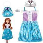 Boneca Vestido Bolsinha E Coroa Sparkle Girls Princesa Dtc