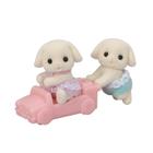 Bonecas Calico Critters - Gêmeos Coelho Flora Colecionáveis