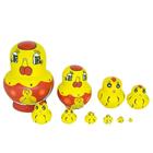 Bonecas de nidificação Wokex 10 camadas Chick Russia Matryoshka 11cm