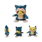 Bonecas de Pelúcia Pokémon (20-30cm) - Eevee, Pikachu, Charizard, Lucario