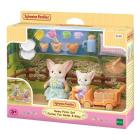 Bonecas - Sylvanian Families - Piquenique Ensolarado Irma e Bebe Raposa - 5698 EPOCH MAGIA