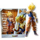 Boneco Articul Dragon Ball Super Saiyan Sun Gokou Acessorios