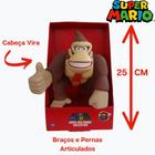 Boneco Articulado - Donkey Kong 25cm - Super Mario