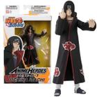 Boneco Articulado Itachi Naruto Shippuden Anime Heroes 15cm - Bandai