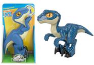 Boneco Articulado Velociraptor Blue XL 25CM Imaginext Jurassic World - Dinossauro - Fisher Price - Mattel - GWP07