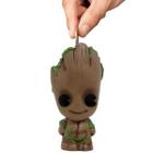 Boneco Baby Groot Resina Cofre Guardiões Da Galáxia 17cm