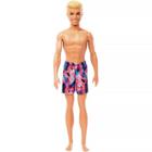 Boneco Barbie Fashion Praia Ken Bermuda Rosa E ul Hxx52 - Mattel