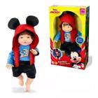 Boneco Bebe Mania Mickey Mouse Disney - Roma Brinquedos 5156 - Menino