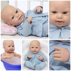 Boneco Bebê Reborn Luca Vinil Siliconado Bege 43cm - Cegonha Reborn Dolls