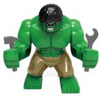 Boneco Big Blocos De Montar Big Hulk Clássico - Mega Block Toys