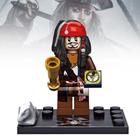 Boneco Bloco de Montar Jack Sparrow Piratas do Caribe