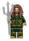 Boneco Blocos De Montar Aquaman Tridente Poseidon