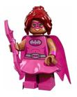 Boneco Blocos De Montar Batgirl Rosa Batman - Mega Block Toys