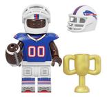 Boneco Blocos De Montar Bills Futebol Americano - Mega Block Toys