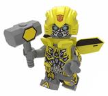 Boneco Blocos De Montar Bumblebee Transformers