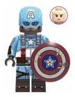 Boneco Blocos De Montar Capitão América Primeiro Vingador - Mega Block Toys