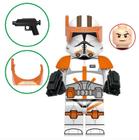 Boneco Blocos De Montar Clone Troopers Cody Comand Star Wars - Mega Block Toys