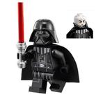 Boneco Blocos De Montar Darth Vader Sabre De Luz