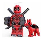Boneco Blocos De Montar Deadpool Dog Blink - Mega Block Toys