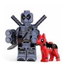 Boneco Blocos De Montar Deadpool Dog Shadow - Mega Block Toys