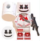 Boneco Blocos De Montar Dj Marshmello Gun Machine