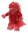 Boneco Blocos De Montar Drop Blood Red Godzilla Minifigure - Mega Block Toys